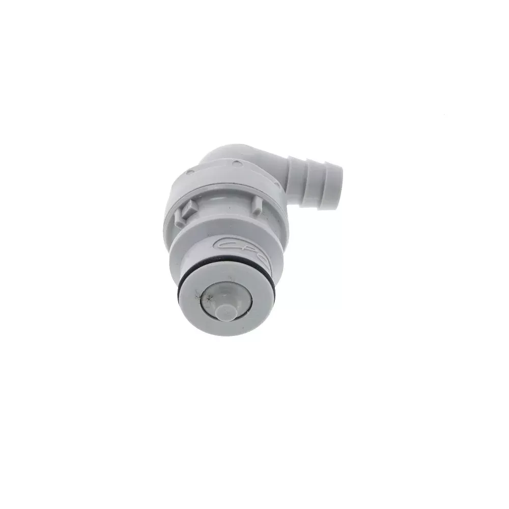 HFCD23612 Valved Elbow Hose Barb Coupling Insert 3/8 ID Barb