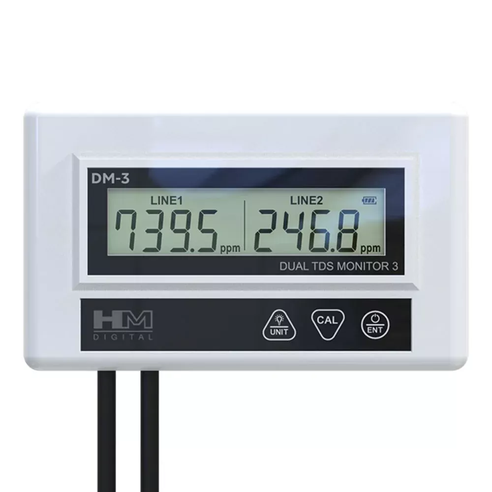 HM Digital DM-3 Commercial In-Line Dual TDS Meter