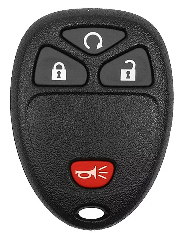 Hy-Ko 19GM907F Key Fob, 4 -Button, Plastic