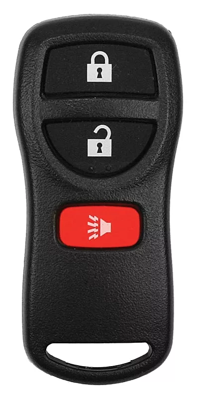 Hy-Ko 19NIS900F Key Fob Remote, 3 -Button, Plastic, Black