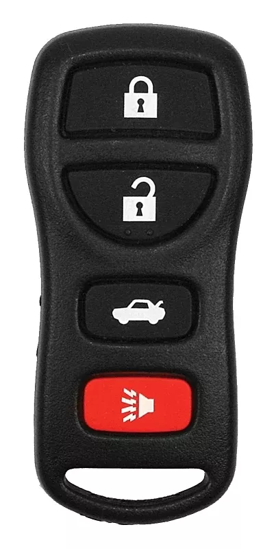 Hy-Ko 19NIS901F Key Fob Remote, 4 -Button, Plastic, Black
