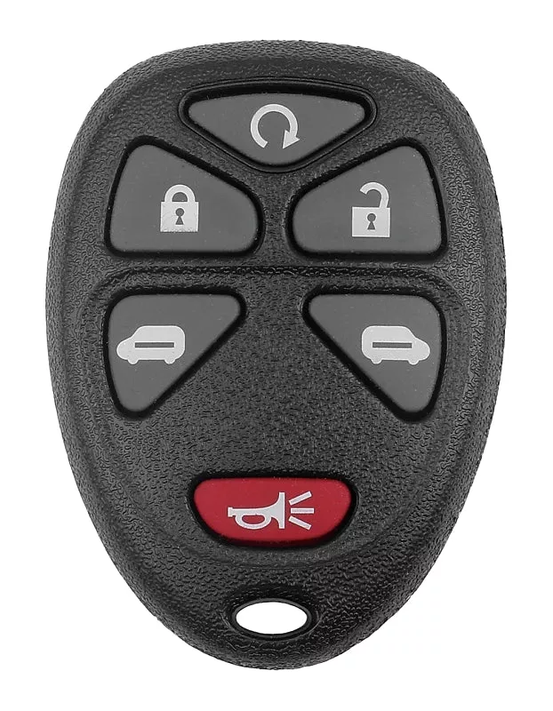 Hy-Ko ChipKey 19GM809S Key Fob Shell, 6-Button, Plastic