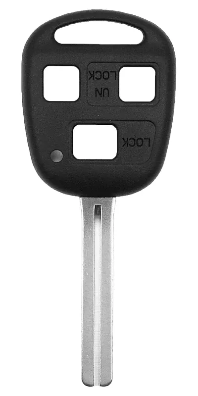 Hy-Ko ChipKey 19TOY850S Key Fob Shell, 3-Button, Plastic