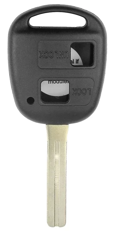 Hy-Ko ChipKey 19TOY858S Key Fob Shell, 2-Button, Plastic