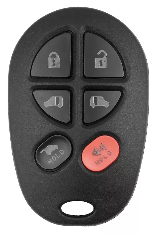 Hy-Ko ChipKey 19TOY904F Fob Remote, 6-Button