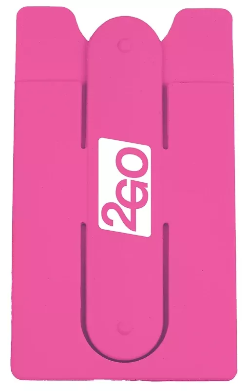 Hy-Ko KC632 Cell Phone Wallet Stand, Silicone, Assorted, For: Mobile Devices, Pack of 5