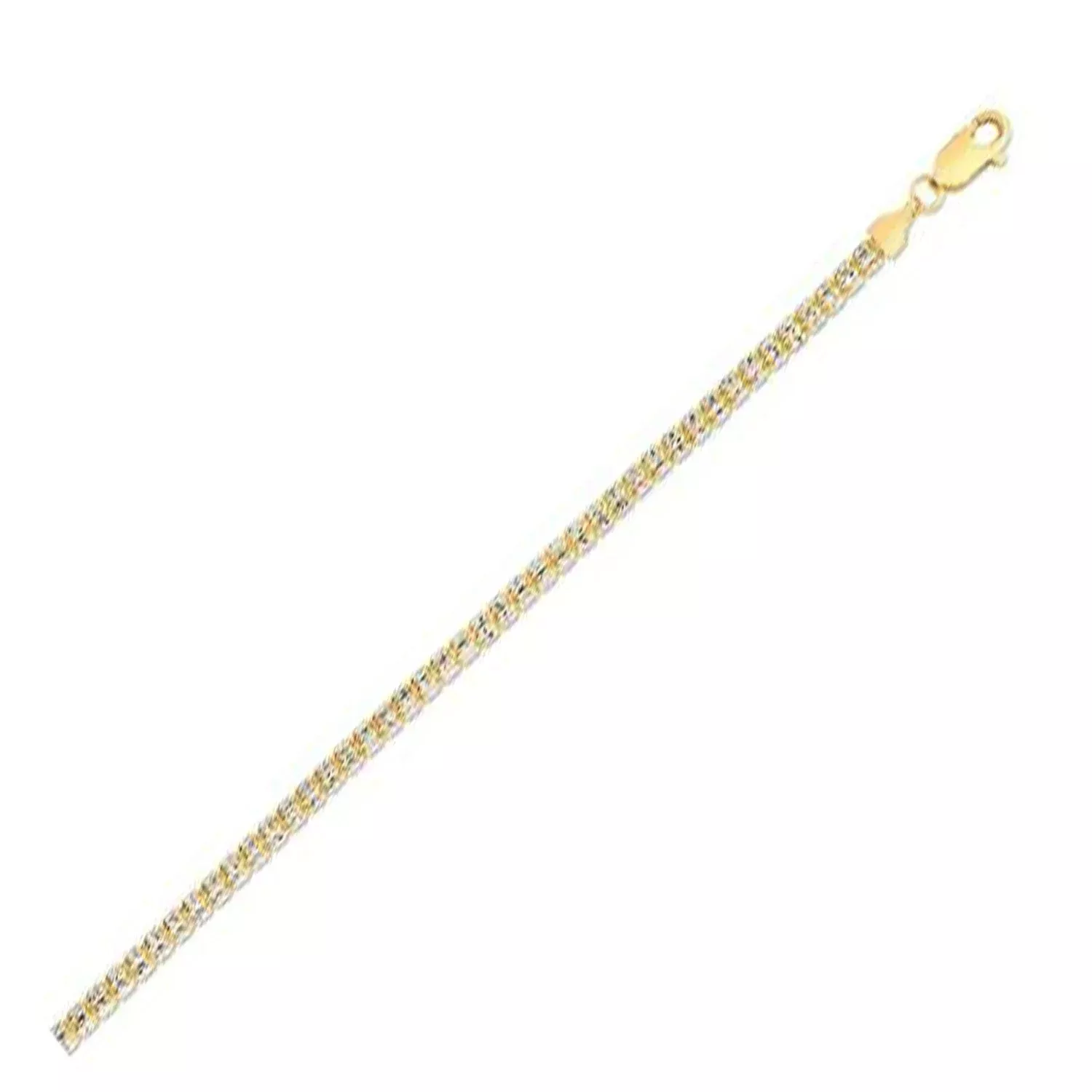 Ice Barrel Chain in 14k Yellow Gold (3.14 mm)