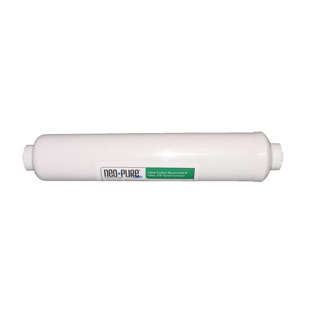 Inline Granular Activated Carbon Filter with Phosphate 1/4" Quick-Connect
