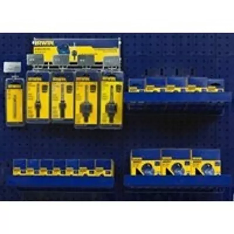 Irwin 373005MT Empty Hole Saw Merchandiser, 60-Tool Holder, Bi-Metal