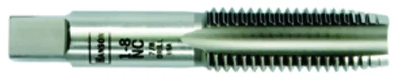 Irwin Hanson 1465ZR Fractional Tap, #1-8 Thread, NC Thread, Plug Chamfer, 4-Flute, HCS
