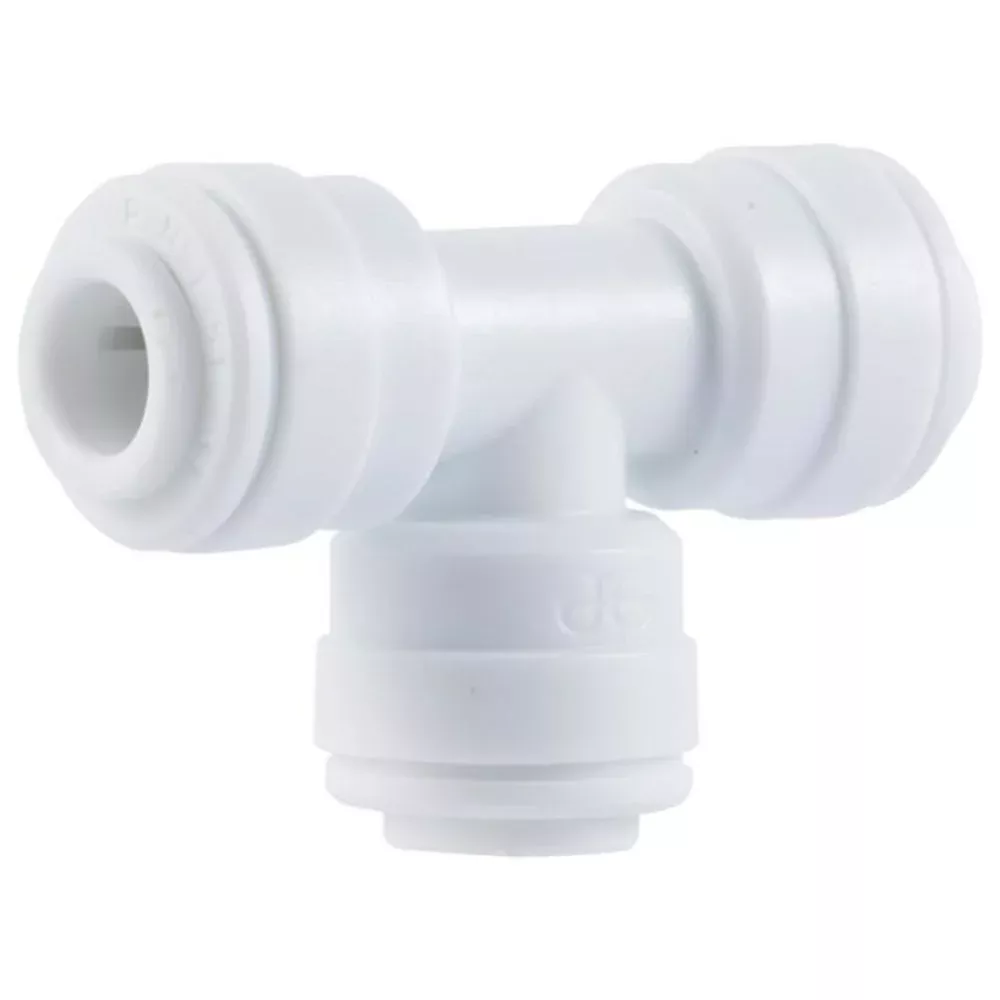 John Guest 3/8" Speedfit Union Tee - White