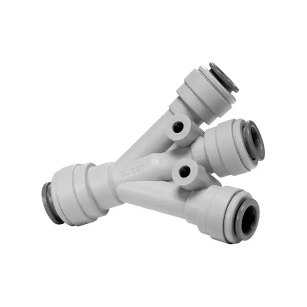 John Guest Three Way Divider 1/2" OD Inlet x 1/2 OD Outlets (3)