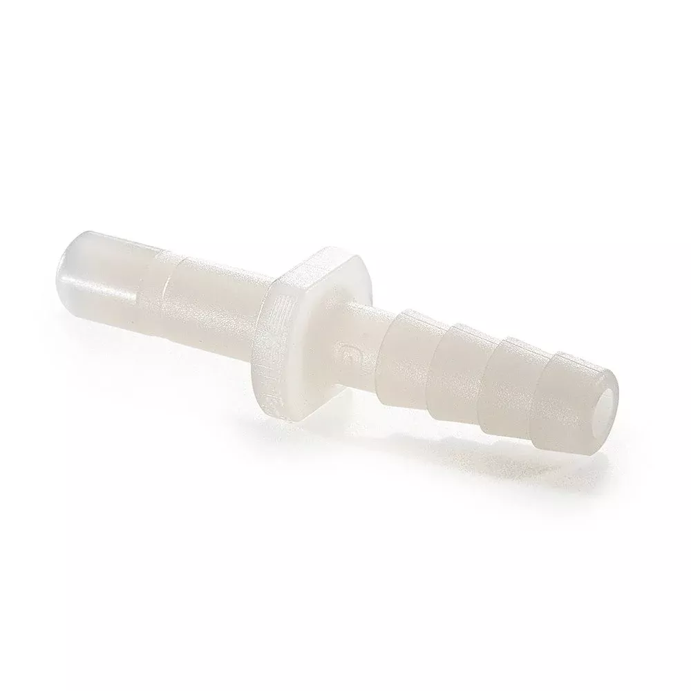 Kynar PVDF Tube Stem to Barb - 3/8 x 1/4