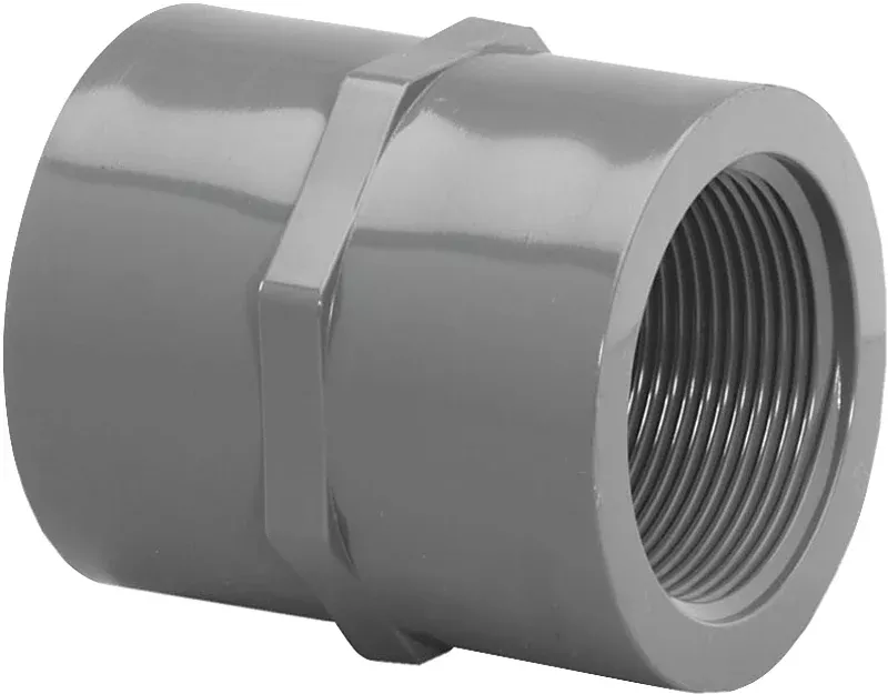 Lasco 830020BC Pipe Coupling, 2 in, FIP, PVC, SCH 80 Schedule