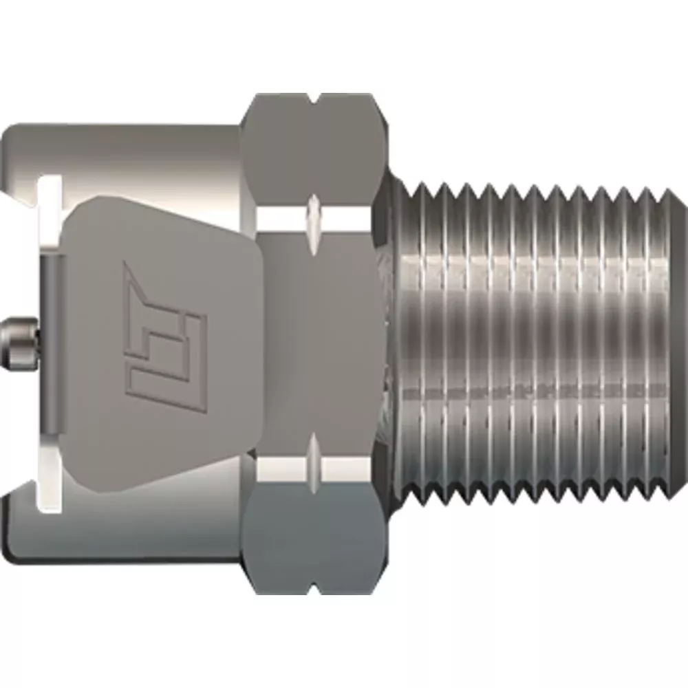 LinkTech 40CB Series Male Thread Female, Non-valved, 1/4" BSPT, Chrome Brass