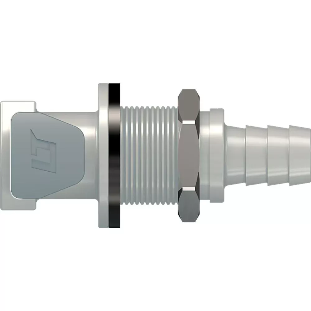 LinkTech 50PP Series Panel MT Socket Valved, 3/8 HB, With Hastelloy Spring