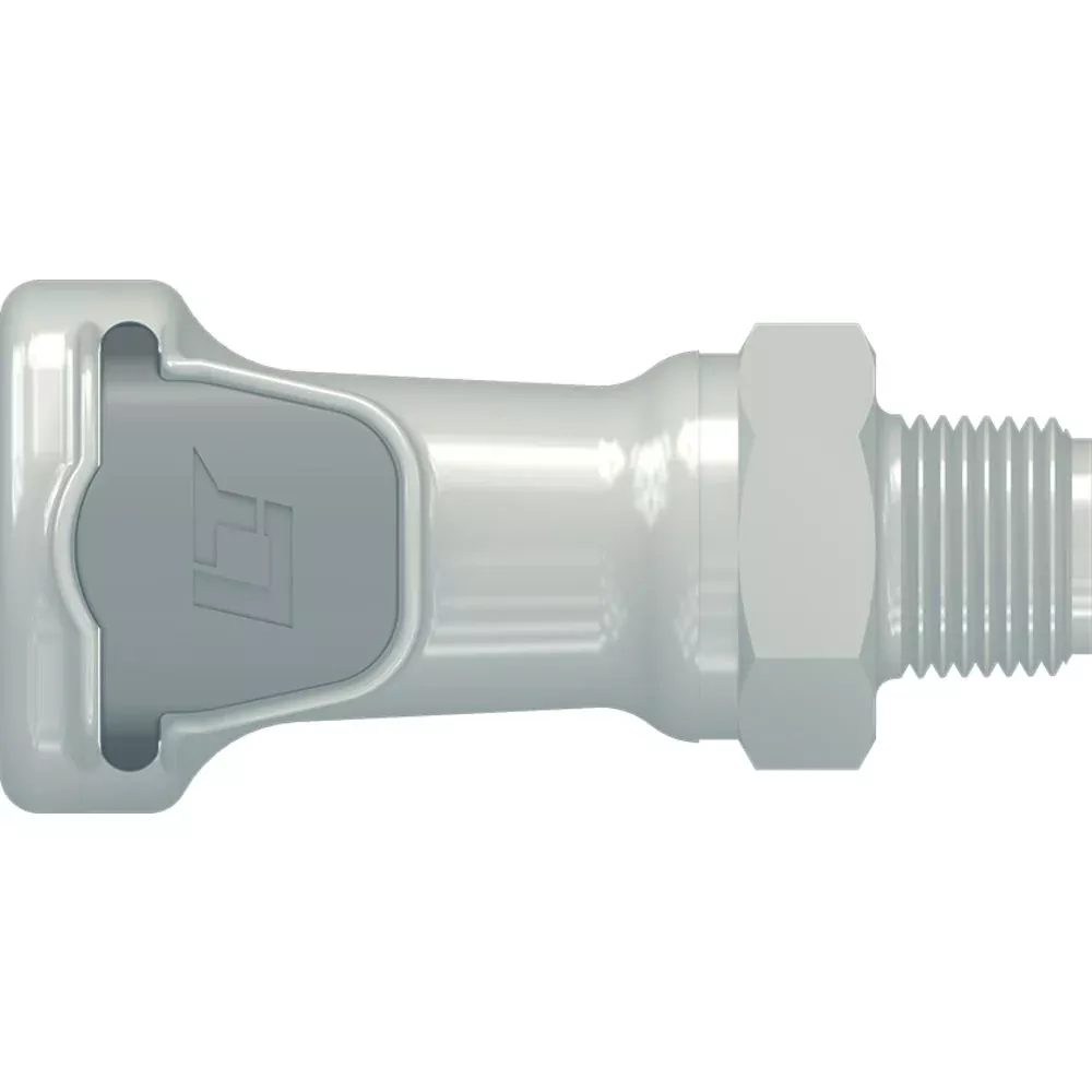 LinkTech 60PP Series Male Threaded Female, Valved, 3/8" MNPT, Polypropylene, EPDM