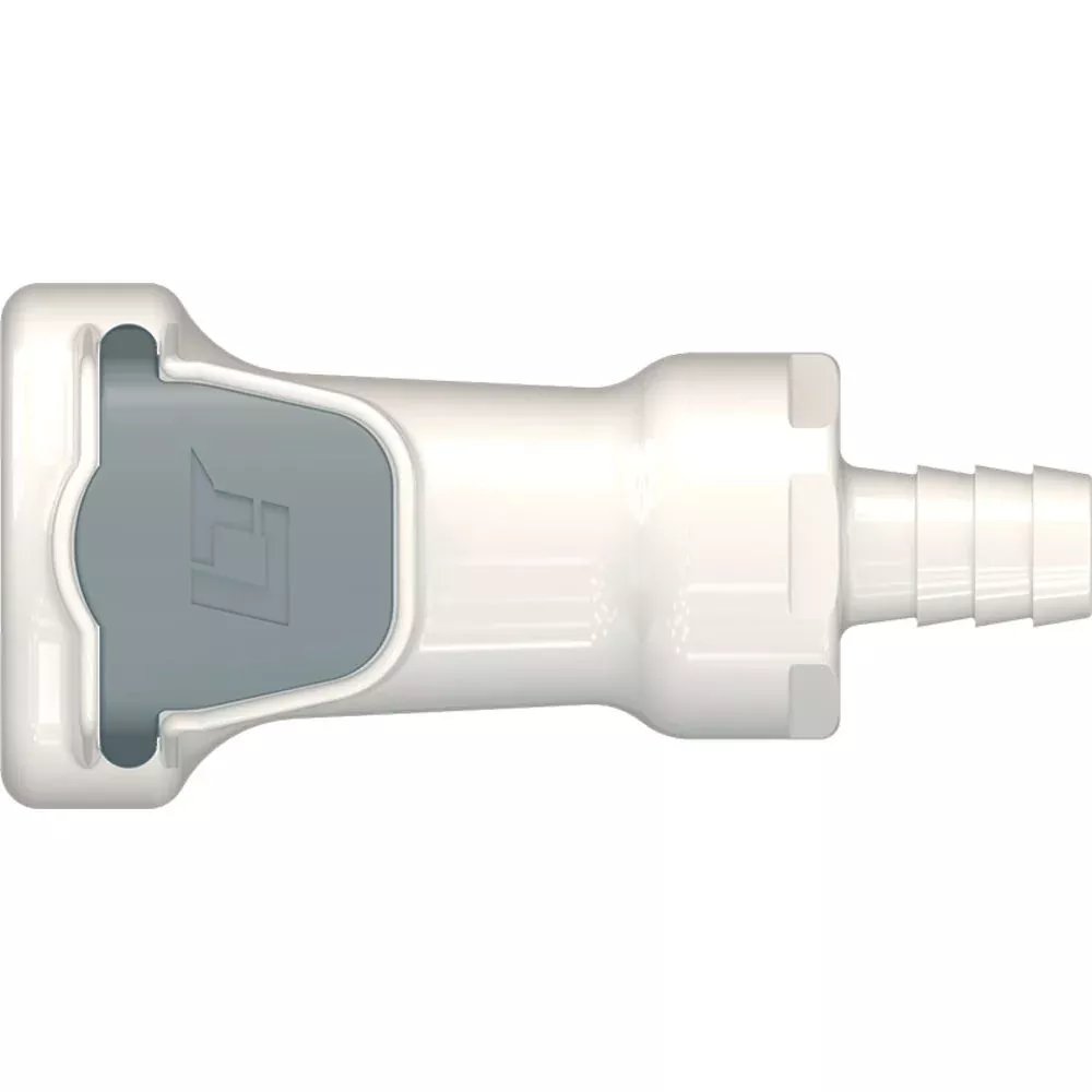 LinkTech 60PS Series Straight Female, Non-valved, 3/8" HB, Polysulfone