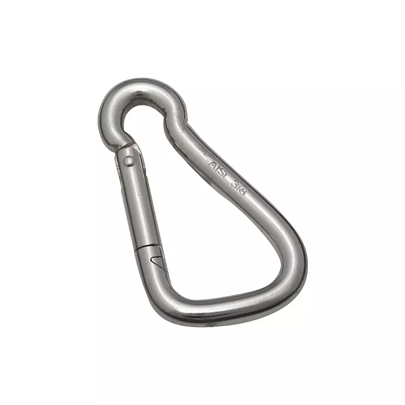 National Hardware 3166BC Series N262-394 Spring Snap, 400 lb Working Load, Stainless Steel, Zinc-Plated