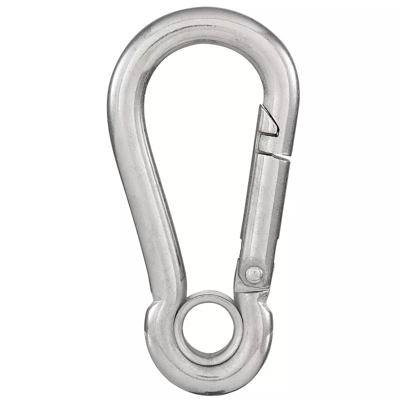 National Hardware N100-359 Interlocking Spring Snap, 5/16 in, 400 lb Working Load, 316 Grade, Stainless Steel/Steel