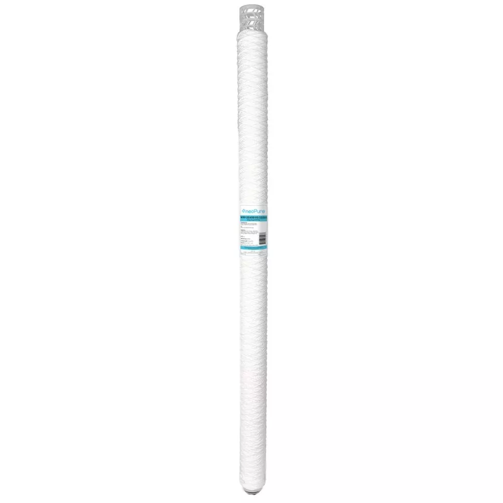 Neo-Pure 2.5 x 40" String Wound PP Filter 5mic FDA 222 Spring