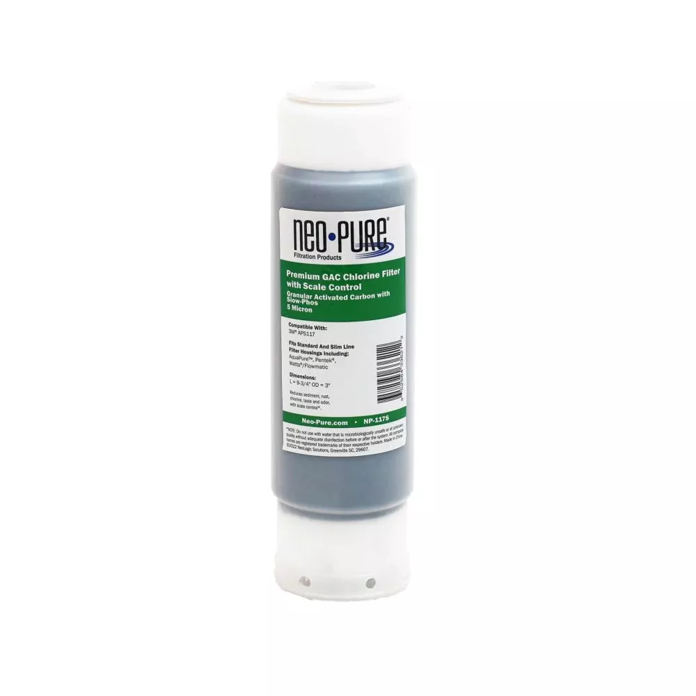 Neo-Pure NP-117S Premium Chlorine Water Filter with Slow-Phos Scale Control | Aqua-Pure APS117 Compatible