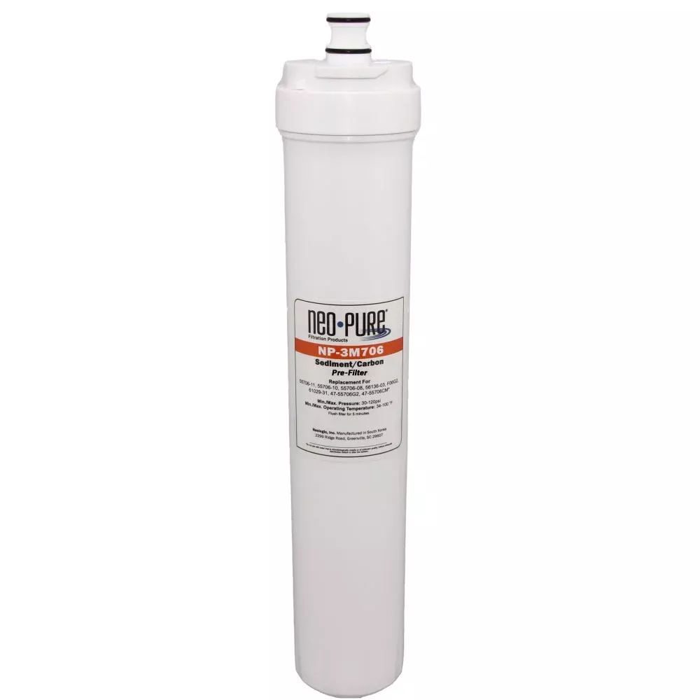 Neo-Pure NP-3M706 SQC Compatible Sediment/Carbon Prefilter