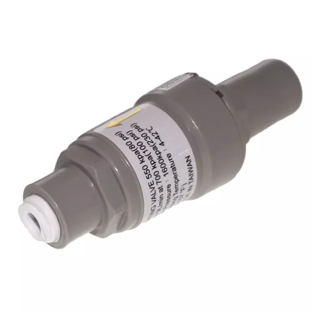 Neo-Pure Pressure Regulator w/ Dual Check Valve 1/4" QC, 40 PSI