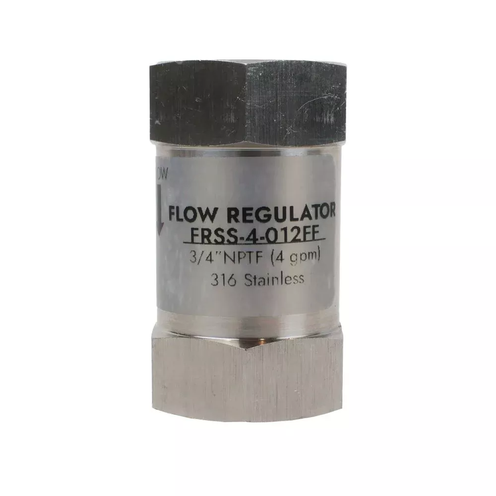 Neo-Pure Stainless Steel Flow Control 4 GPM SS - 3/4 FPT