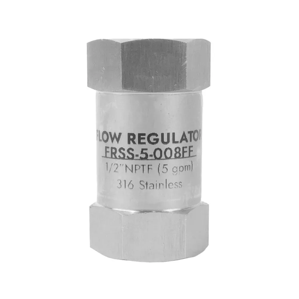 Neo-Pure Stainless SteelFlow Control 5 GPM SS - 1/2 FPT