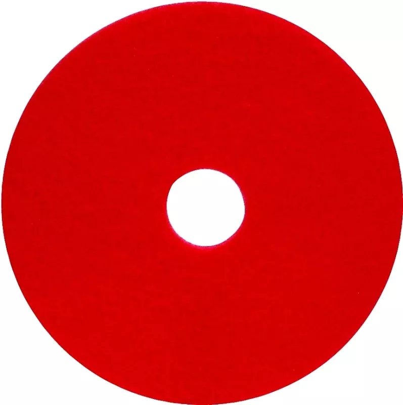 North American Paper 420414 Light Buffing Pad, Red, Pack of 5