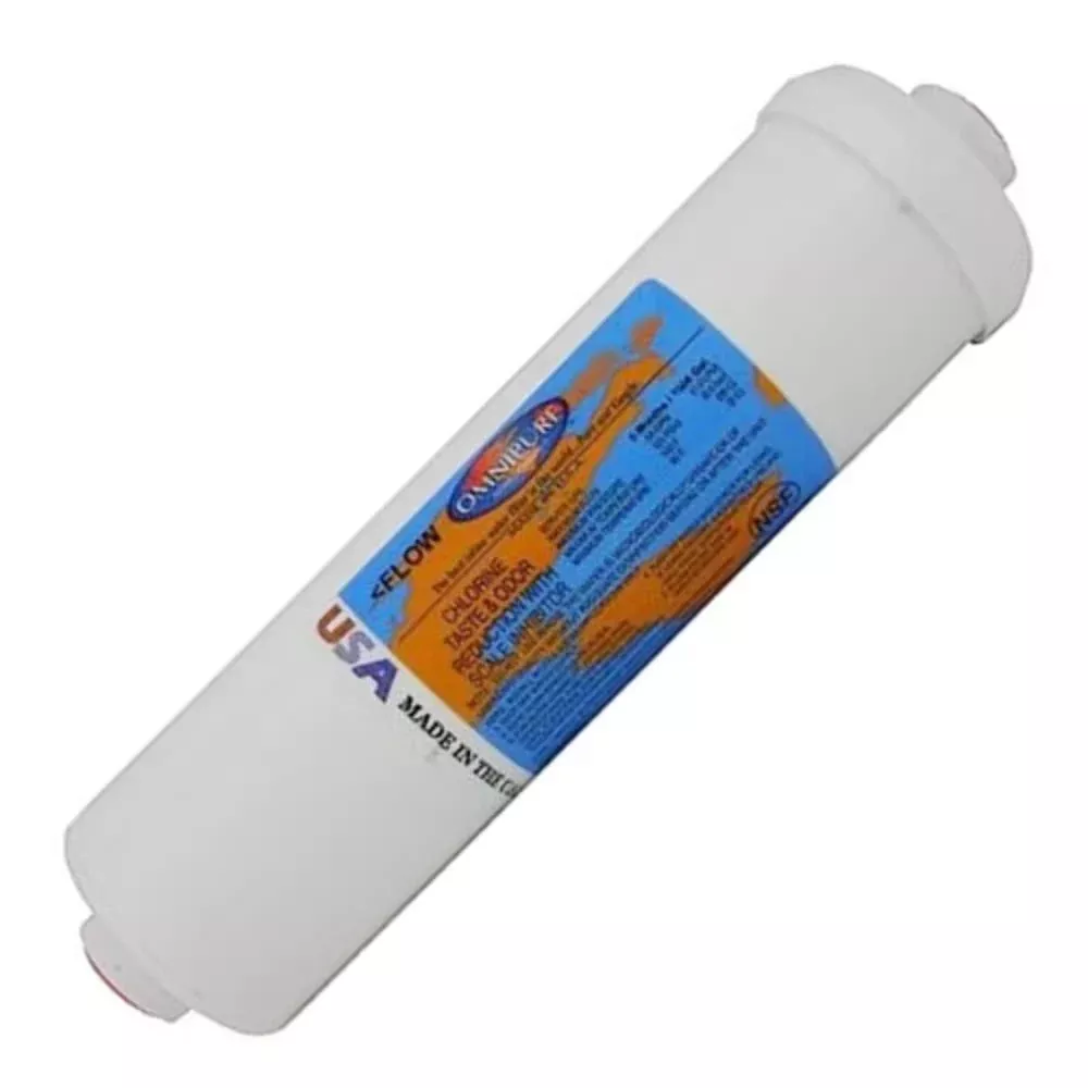 Omnipure K5567-BB Inline GAC +1/2 lb KDF55 1/4FPT 10" x 2.5"