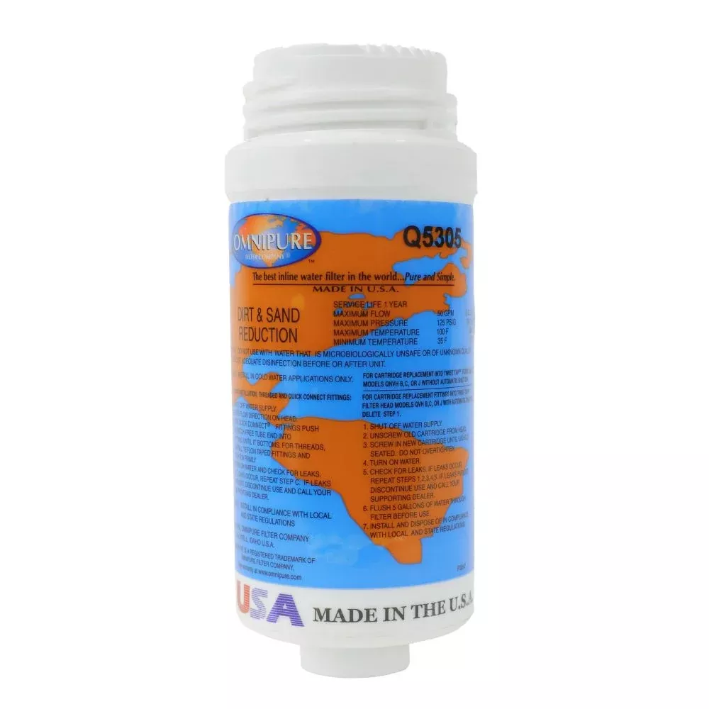 Omnipure Q5305 6" x 2.5" Twist Off 5mic Sediment Filter