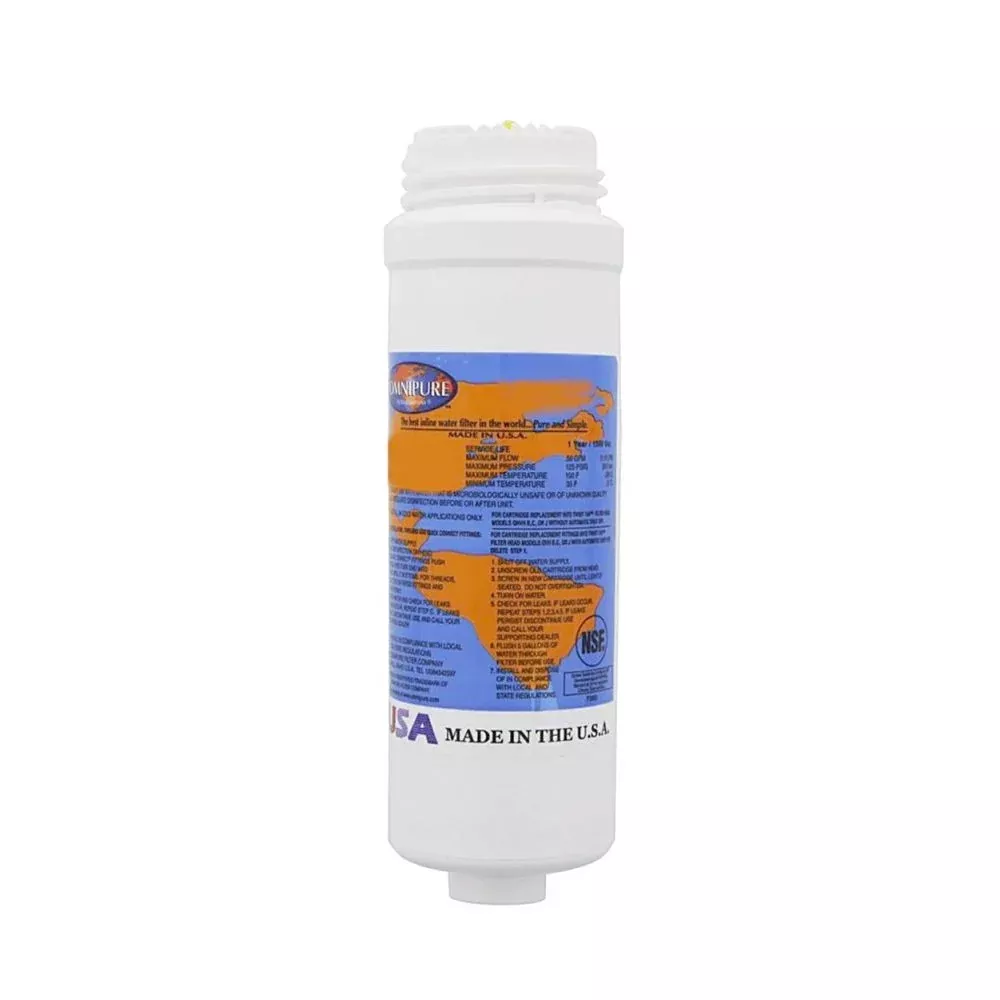 Omnipure Q5405 8" x 2.5" Twist Off 5mic Sediment Filter