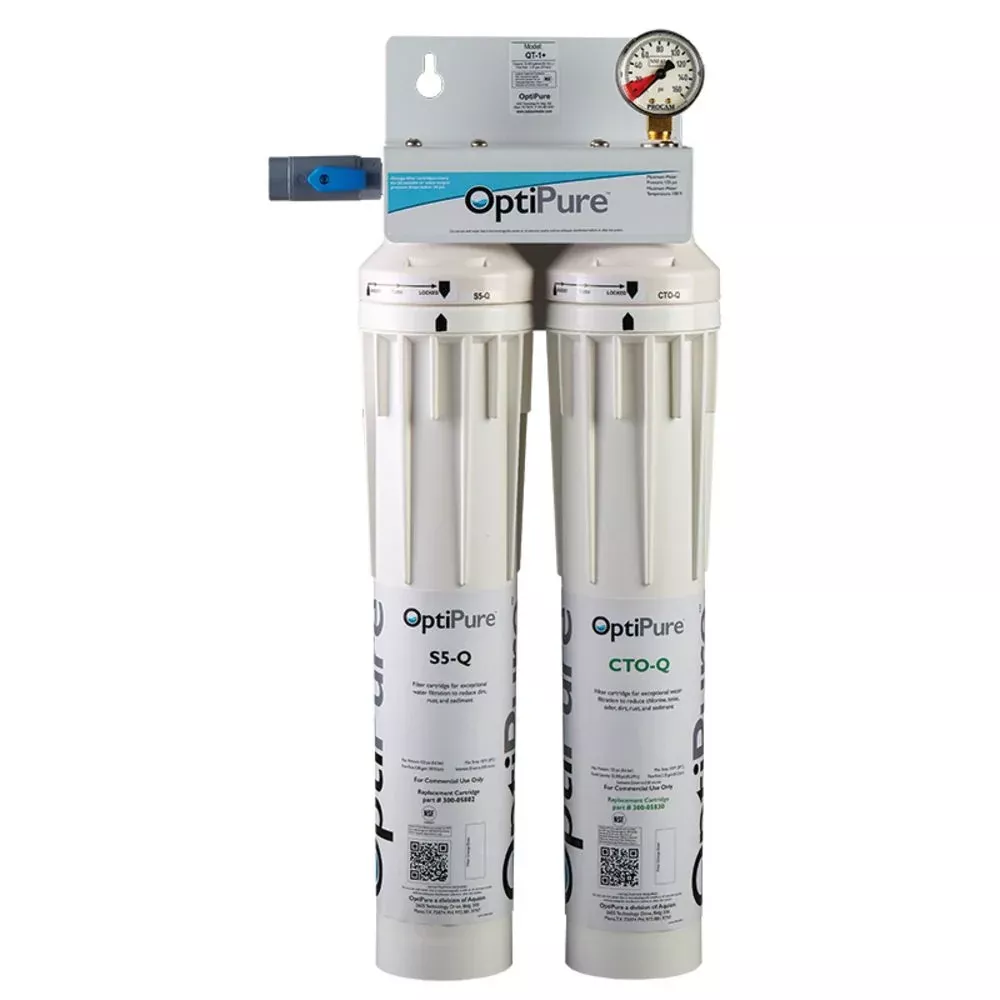 Optipure QT-1+; dual 15" with prefilter