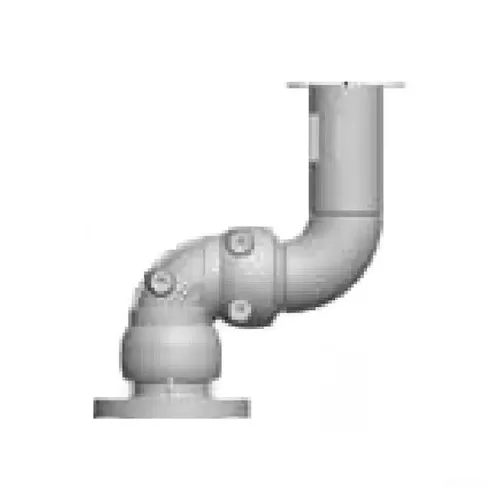 OPW 3858FFT-0302 3 in. Ductile Iron Style 58 Swivel - 150 ANSI Flanged Inlet x TTMA Tank Truck Flange Outlet End Connections, Fluorocarbon