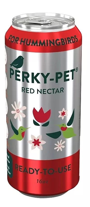 Perky-Pet 524 Ready-to-Use Nectar, 16 oz, Liquid, Red, Can