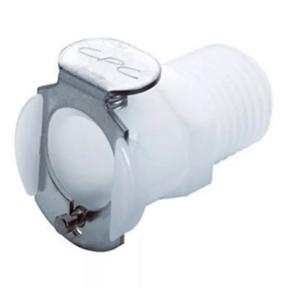 PLCD10004 Valved Male Thread Coupling Body 1/4 NPT