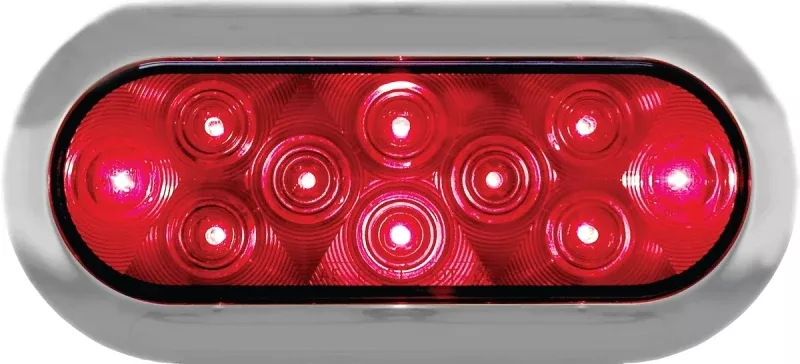 PM V423XR-4 LED Light, 12 V, 10-Lamp, Red Lamp