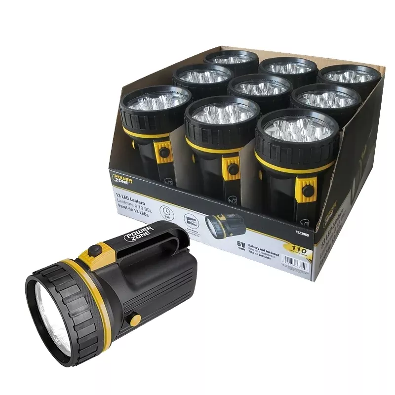 PowerZone LFL213-4D Lantern, LED Lamp, Plastic, Pack of 9