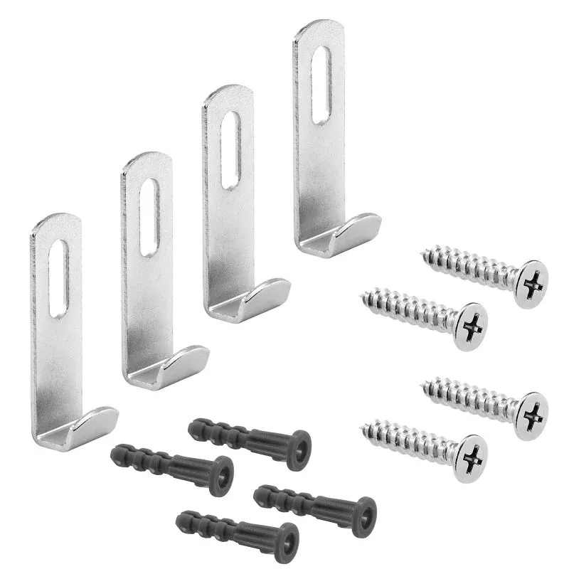 Prime-Line 193675 Mirror Holder Clip, Steel, Chrome