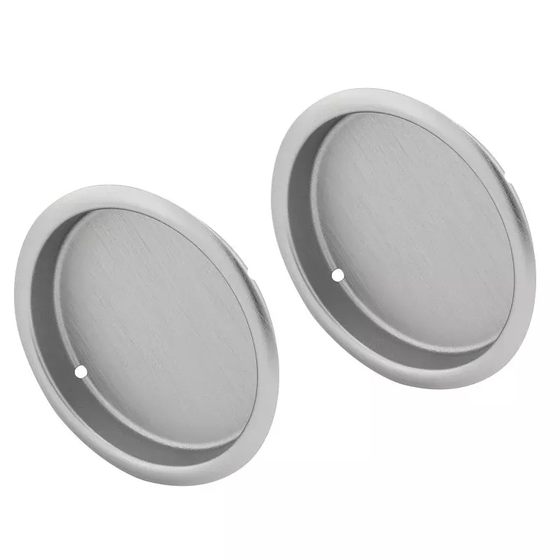 Prime-Line N 7297 Door Pull, 5/16 in D, Brass, Satin Nickel