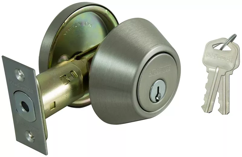ProSource DBP1V-PS Keypad Lever Set, 3 Grade, Satin Nickel, 2-3/8 or 2-3/4 in Backset, KW1 Keyway, Pack of 3