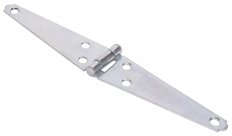 ProSource LSH-Z04-013L Strap Hinge, 1.4 mm Thick Leaf, 4 in, Steel, 180 Range of Motion, Pack of 10