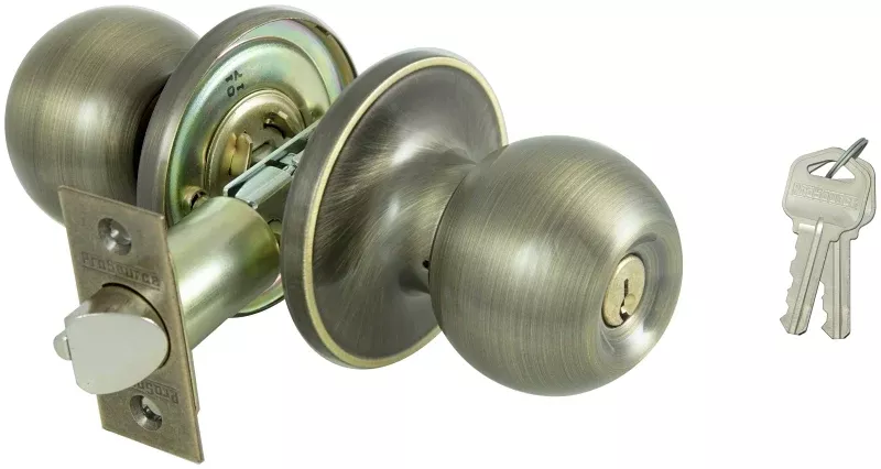 ProSource T3800V-PS Entry Knob, Brass, KA3, KW1 Keyway, 3 Grade, Pack of 3