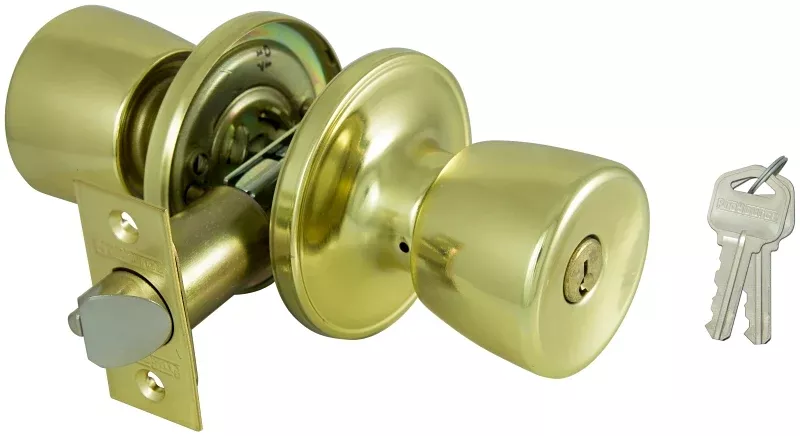 ProSource TS700V-PS Entry Knob, Brass, KW1, KA3 Keyway, 3 Grade, Pack of 3
