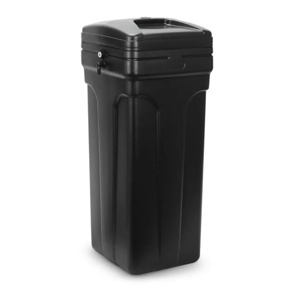 Replacement Water Softener Brine Tank 16" x 33" 100L Square, Black