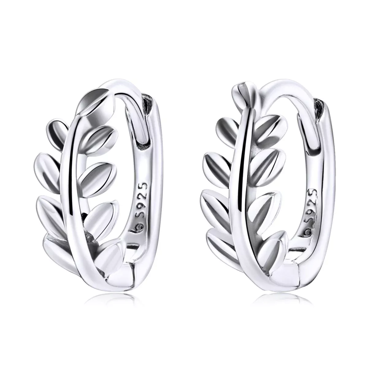 S925 Oxidized Silver Earrings 1.2*0.5cm for Women