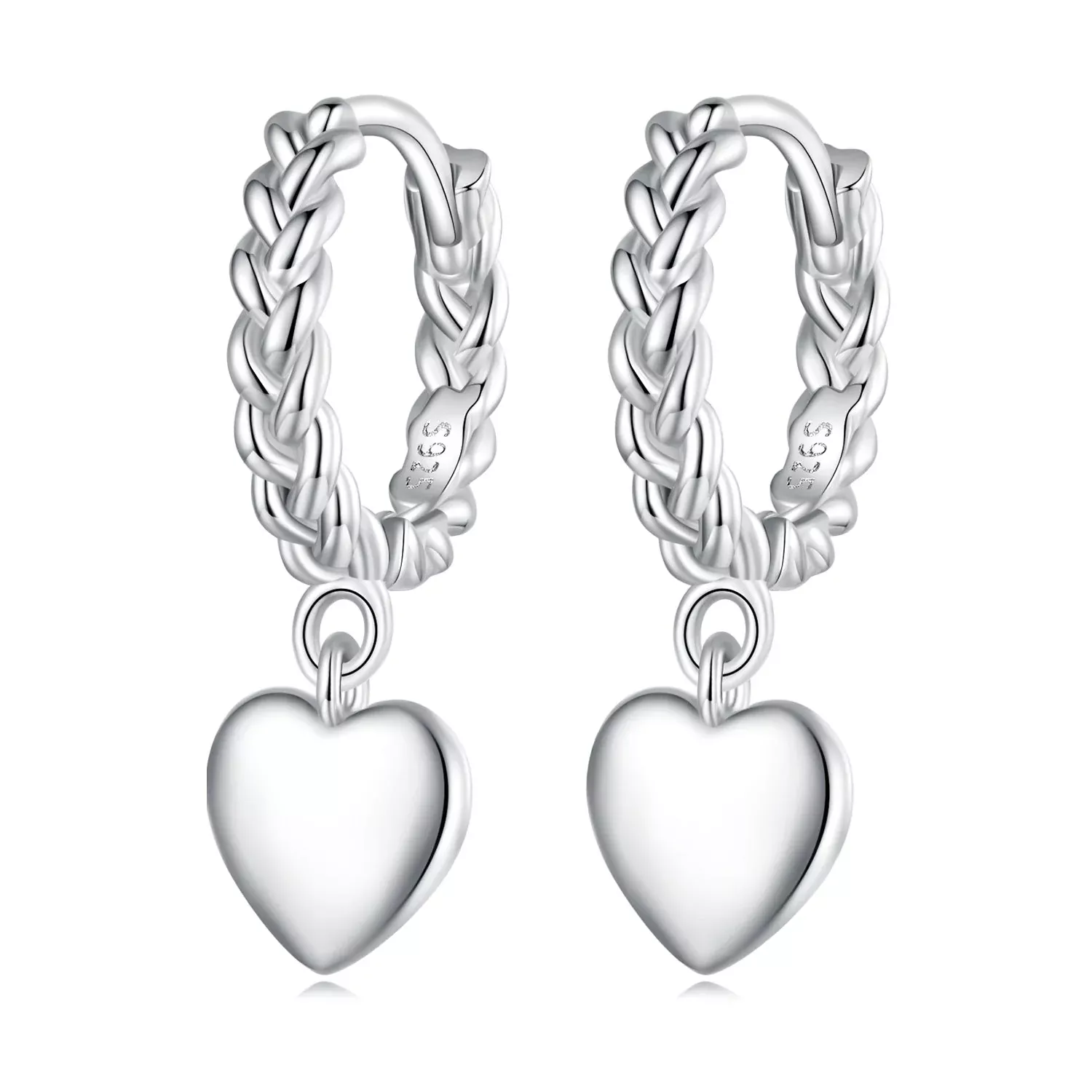 S925 Sterling Silver Earrings for Women with Platinum Plating