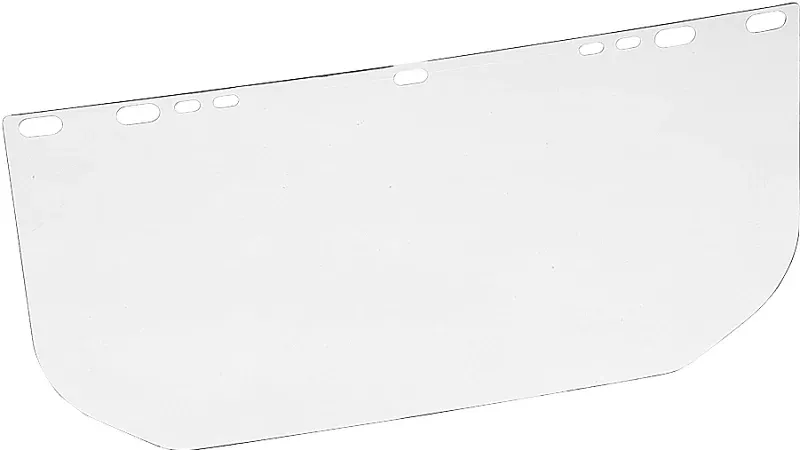 Safety Works 10107913 Adjustable Replacement Headgear Faceshield, Polycarbonate, Clear